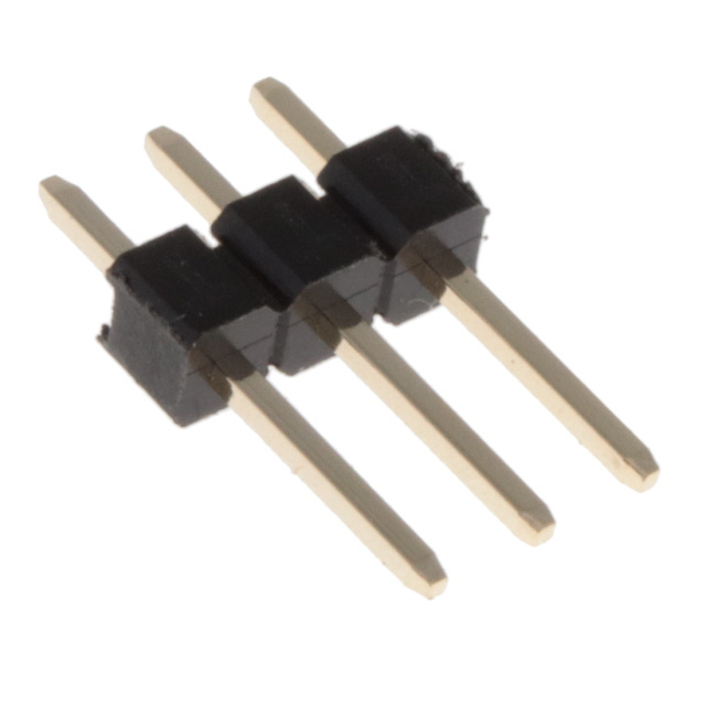 3W, 2.54MM PITCH PIN HDR, SIL, T