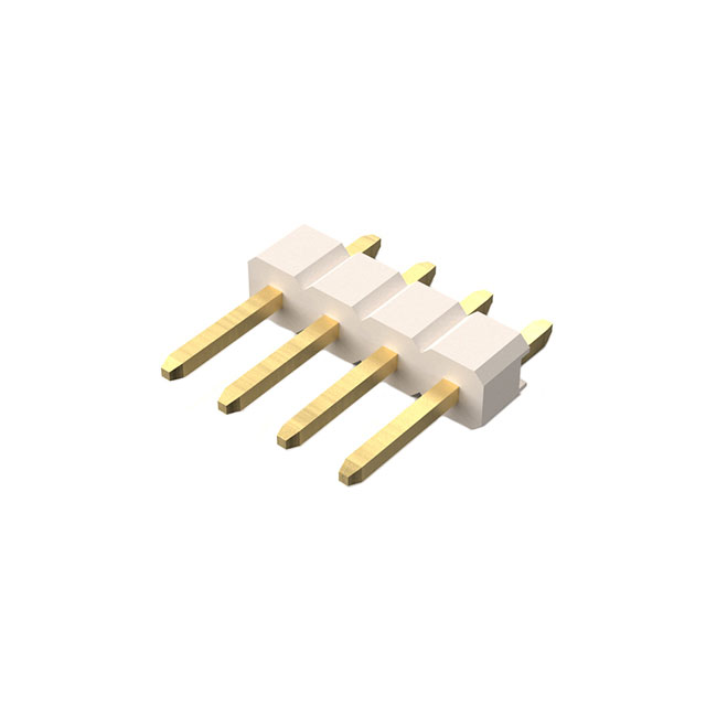 CONN HEADER SMD R/A 4POS 2.54MM