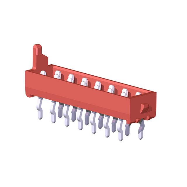 1.27MM (.050) DIP TYPE MALE CONN