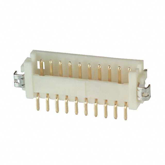 CONN HEADER SMD R/A 10POS 1.25MM