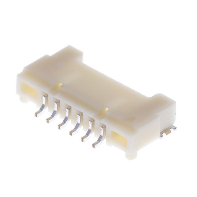 CONN HEADER SMD R/A 6POS 1.25MM