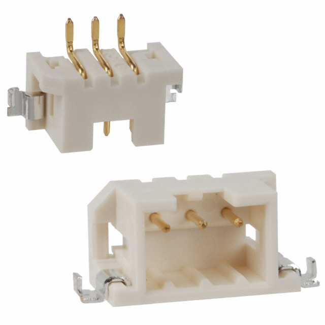 CONN HEADER SMD R/A 3POS 2MM