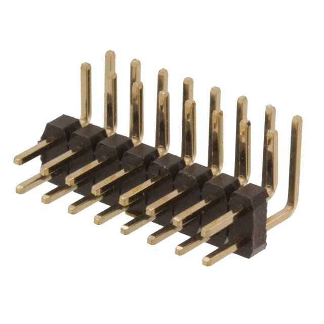 CONN HEADER R/A 16POS 2MM