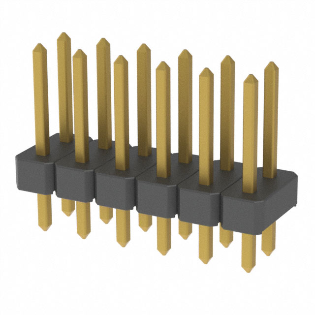 CONN HEADER VERT 12POS 2MM