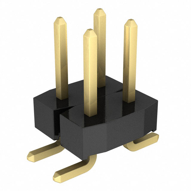 CONN HEADER SMD 4POS 2MM