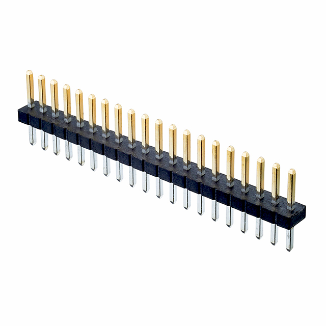 CONN HEADER VERT 20POS 1.27MM