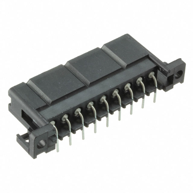 CONN HEADER R/A 9POS 5.08MM