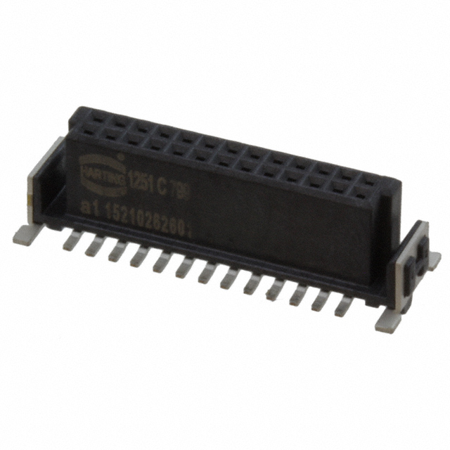 CONN RCPT 26POS 0.05 GOLD SMD