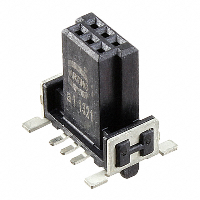 CONN RCPT 6POS 0.05 GOLD SMD