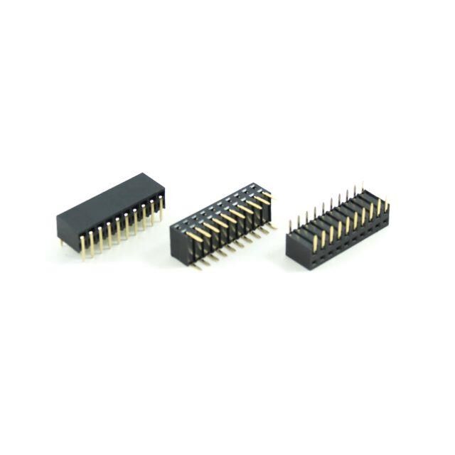 PCB SOCKET, DOUBLE ROW, 10 PINS,