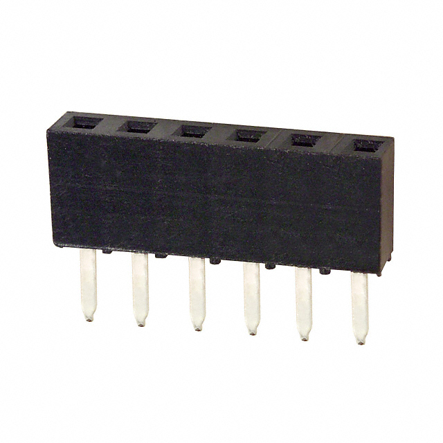 CONN RCPT 6POS 0.079 GOLD PCB