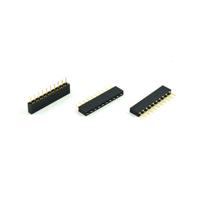PCB SOCKET, SINGLE ROW, 10 PINS,