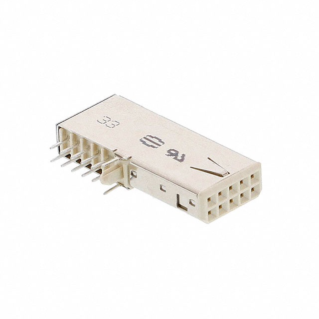 CONN 10POS 0.079 GOLD PCB R/A