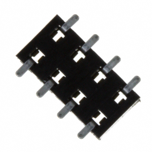 CONN RCPT 8POS 0.079 GOLD SMD
