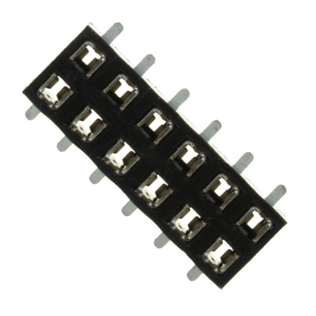 CONN RCPT 12POS 0.079 GOLD SMD