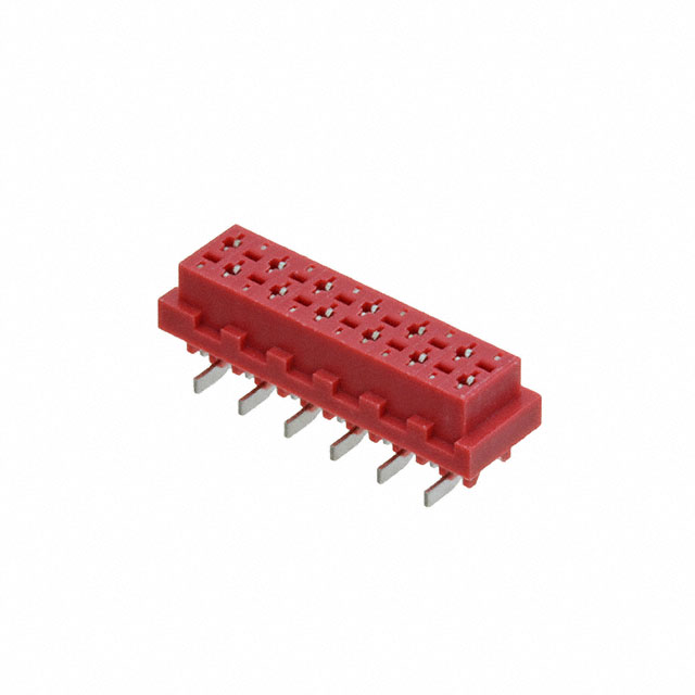 CONN RCPT 12POS 0.1 TIN SMD