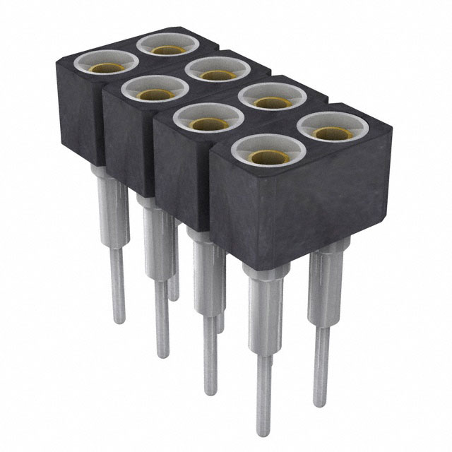 CONN SOCKET 8POS 0.1 GOLD PCB