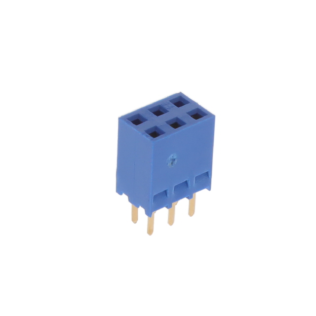 CONN RCPT 6POS 0.1 GOLD PCB