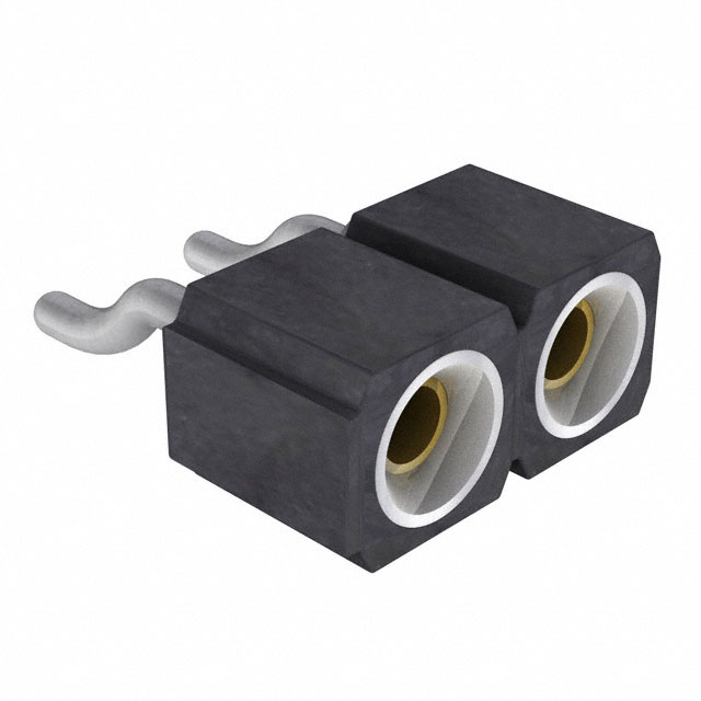 CONN SOCKET 2P 0.1 GOLD SMD R/A