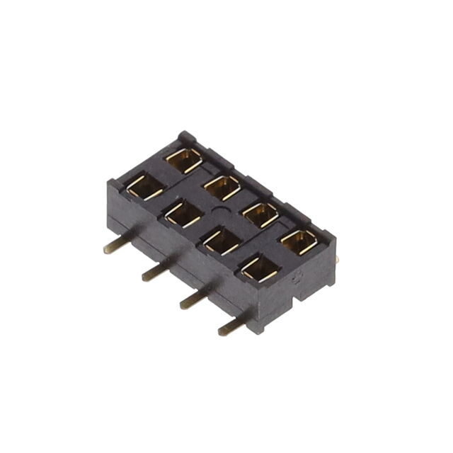 CONN RCPT 8POS 0.079 GOLD SMD