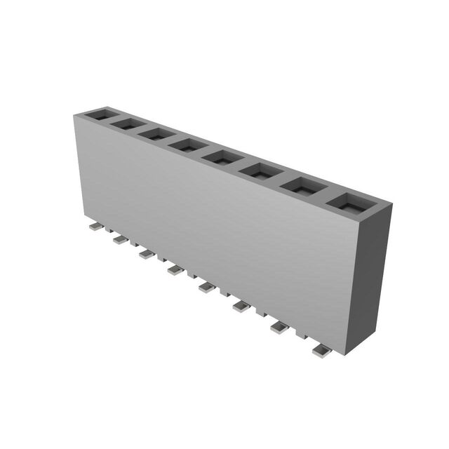 CONN RCPT 8POS 0.1 TIN SMD