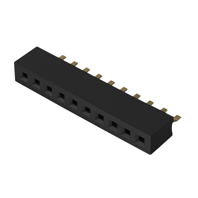 10POS 1.0MM PITCH SOCKET, SIL, S