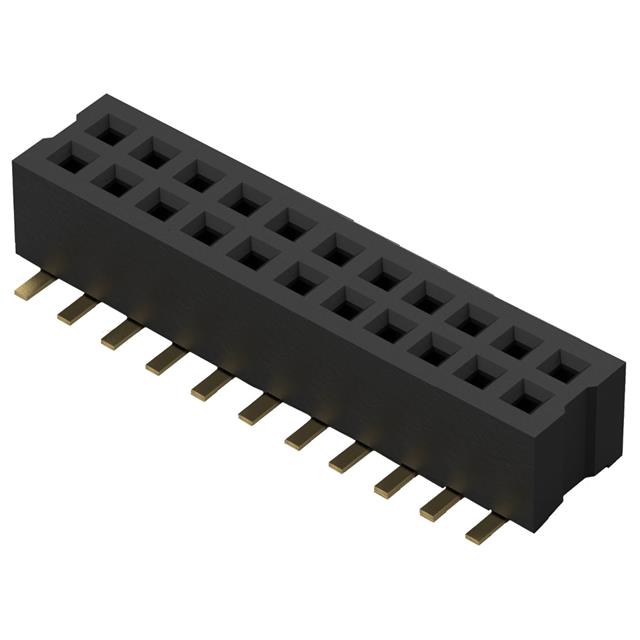 22W, 1.0MM PITCH SOCKET, DIL, SM