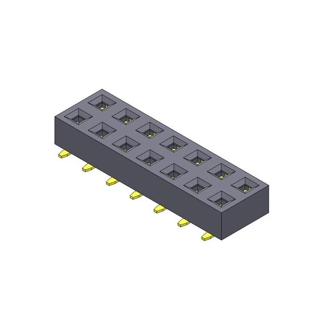 2.00MM FEMALE HEADER DUAL ROWS S