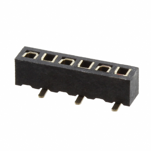 CONN RCPT 6POS 0.05 GOLD SMD