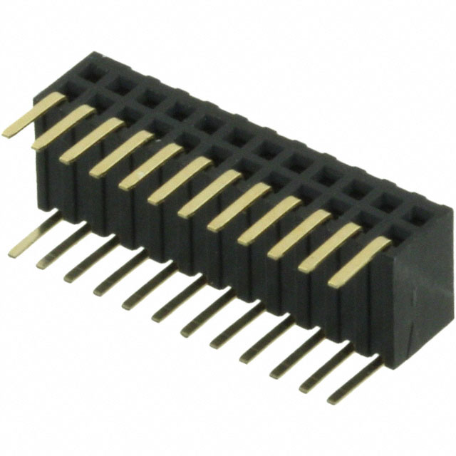 CONN RCPT 24P 0.05 GOLD PCB R/A