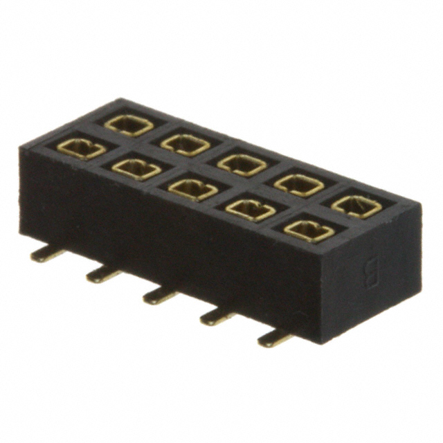 CONN HDR 10POS 0.079 GOLD SMD