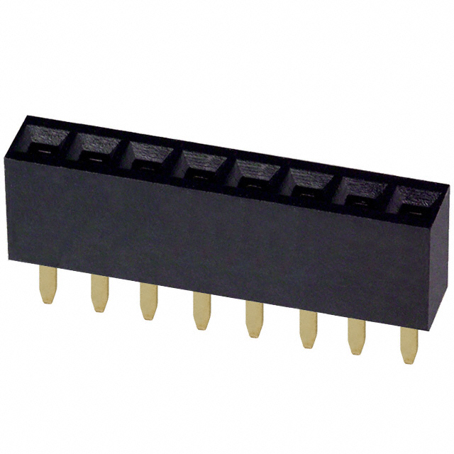 CONN HDR 8POS 0.1 GOLD PCB