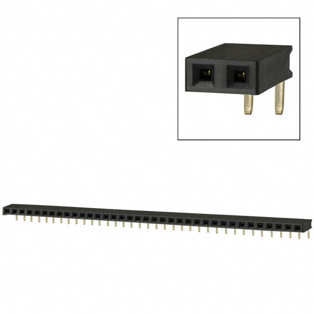 CONN HDR 36POS 0.1 GOLD PCB R/A