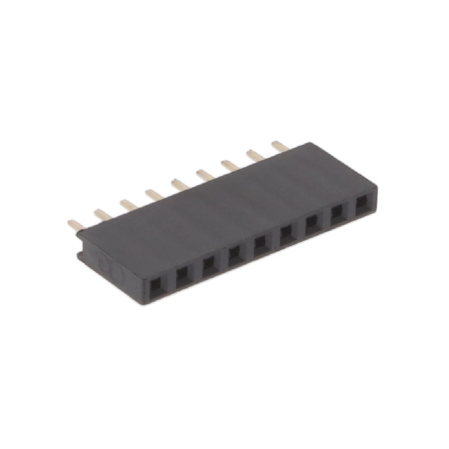 RECEPTACLE STRIP 9P 2.54MM PITCH