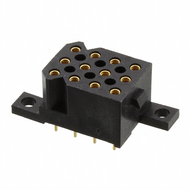 CONN RCPT 12POS 0.2 GOLD PCB