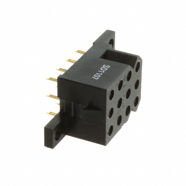 CONN RCPT 12POS 0.2 GOLD PCB