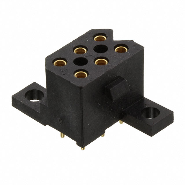 CONN RCPT 6POS 0.2 GOLD PCB