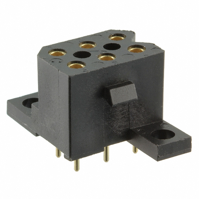 CONN RCPT 6POS 0.2 GOLD PCB