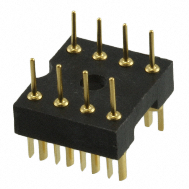 CONN HDR DIP SLOT 8POS GOLD