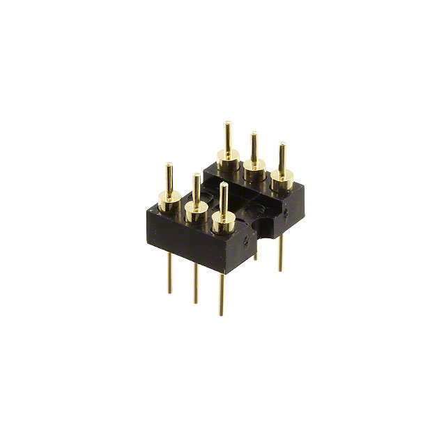 CONN HDR DIP MALE PIN 6POS GOLD
