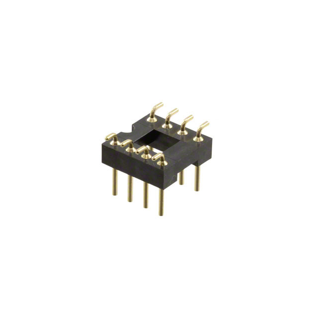 CONN HDR DIP MALE PIN 8POS GOLD