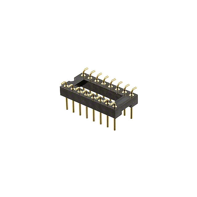 CONN HDR DIP MALE PIN 16POS GOLD