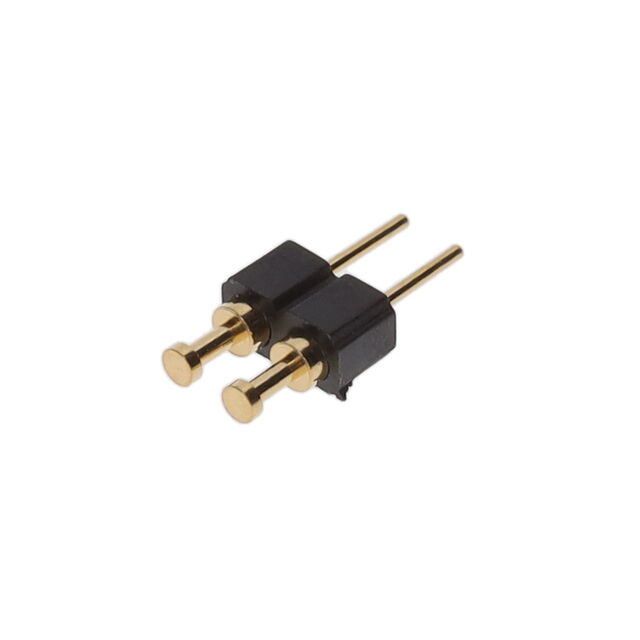 CONN HDR TURRET 2POS GOLD