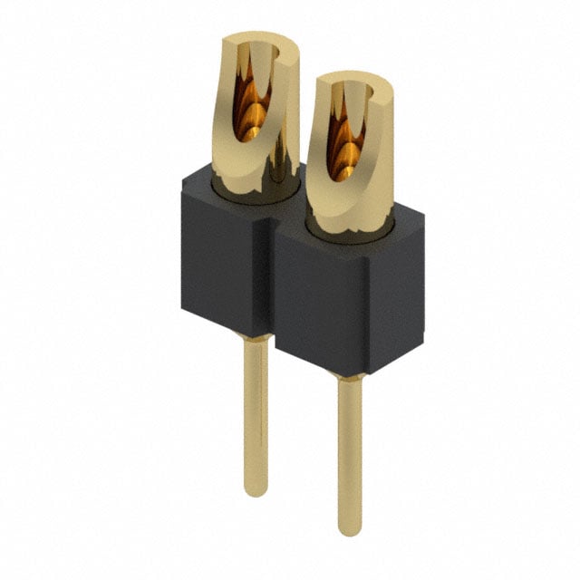 CONN HDR SOLDER 2POS GOLD