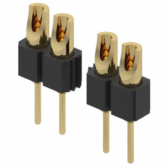 CONN HDR STRIP SOLDER 7POS GOLD