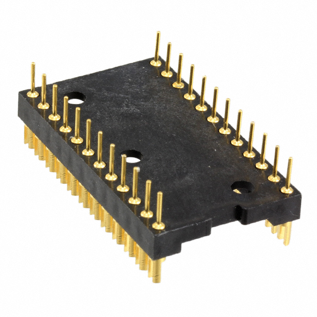 CONN HDR STRIP SLOT 24POS GOLD