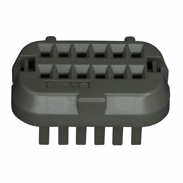 CONN FRONT CAP 12POS SKT HOUSING