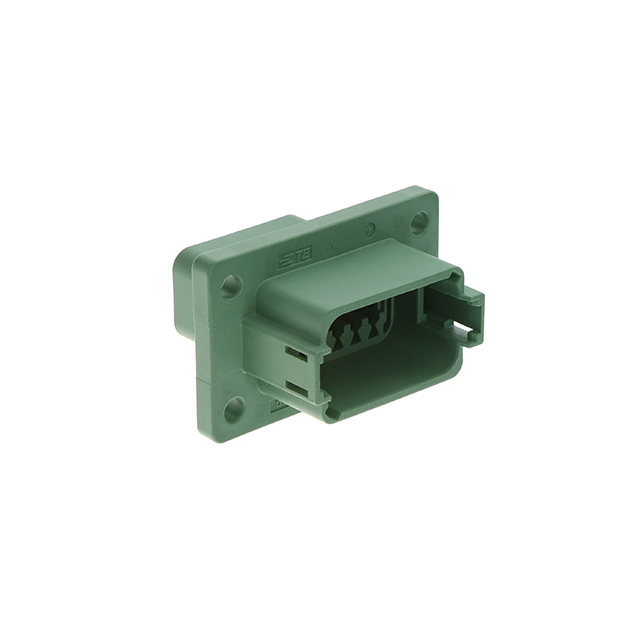 Auto Conn REC 12P GRN N FLANGE C