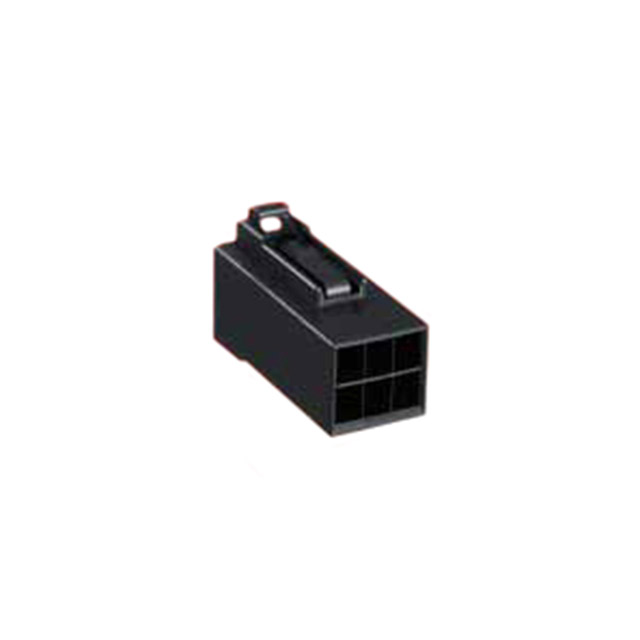 CONN PLUG HSG 6POS 4.60MM