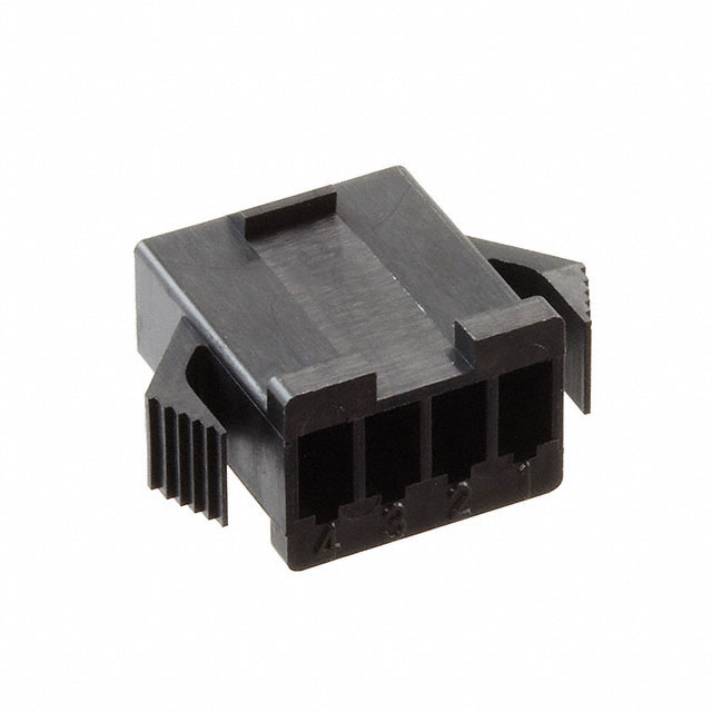 CONN PLUG HSG 4POS 2.50MM